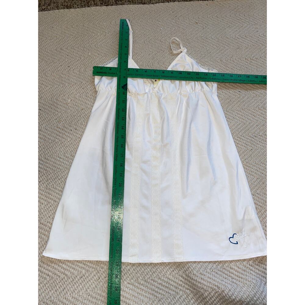 Roxy Size Small Babydoll Strappy Lace Top Y2K Surf Skater Beach Cami - Picture 6 of 9